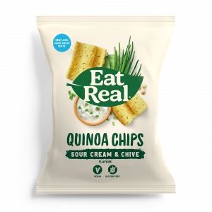 Eat real quinoachips rømme & gressløk 80g