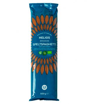 Helios økologisk spelt spaghetti fullkorn 500 g