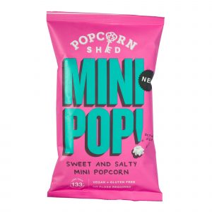 Popcorn Shed mini popkorn søtt & salt 28g glutenfri