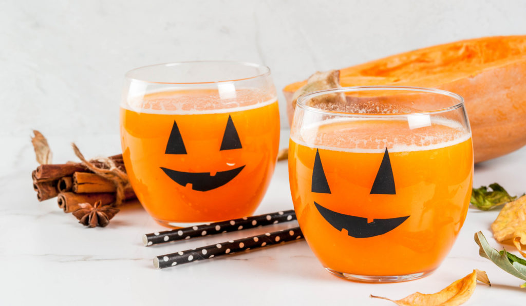 Hjemmelaget Halloween inspirert juice