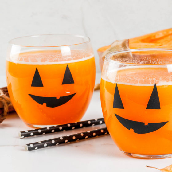 Hjemmelaget Halloween inspirert juice
