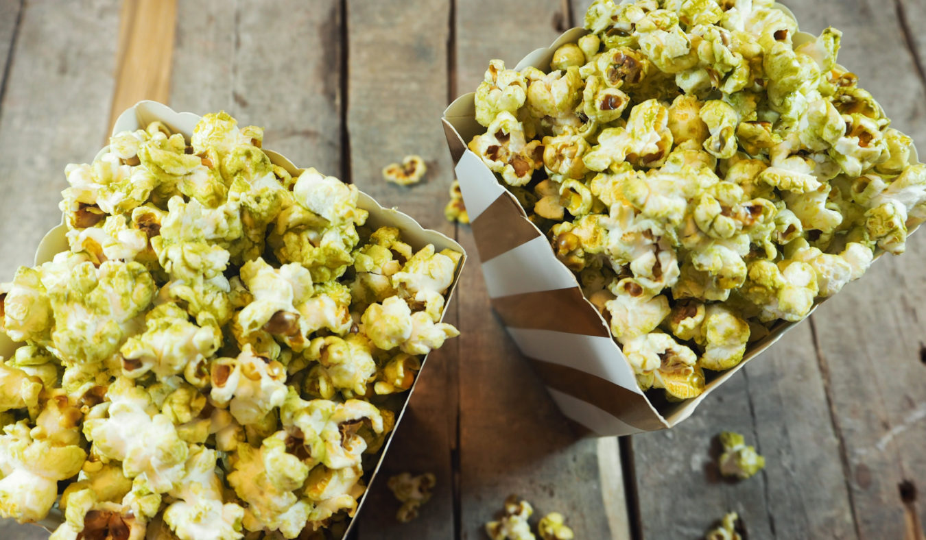 Matcha popcorn