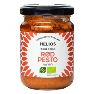 Helios økologisk rød pesto med chili 130 g