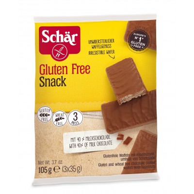 Schar snack sjokolade kjeks 3x35 g
