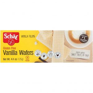 Schar vaffelkjeks med vaniljefyll 125g glutenfri