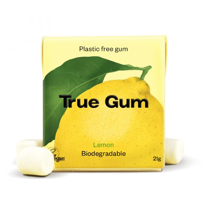 True Gum lemon tyggegummi 20 g