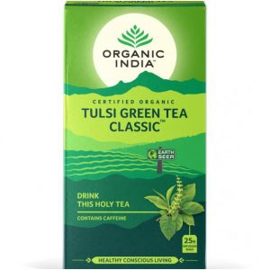Organic India tulsi green tea