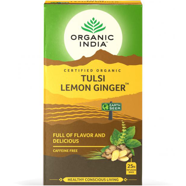 Organic India tulsi lemon ginger