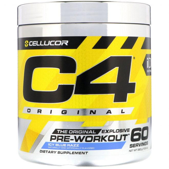Cellucor C4 icy blue raspberry pre-workout 390 g