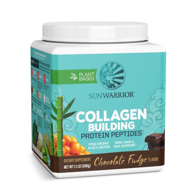 Sunwarrior collagen building peptides chocolate 500 g