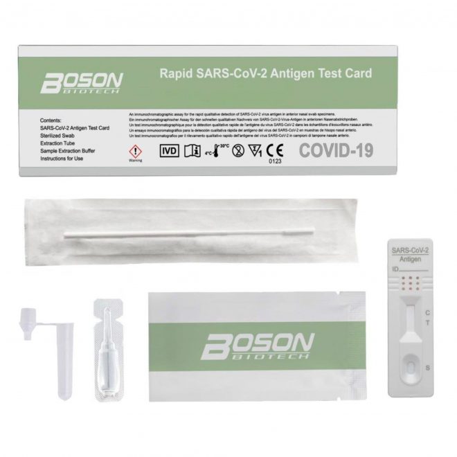 Boson SARS-CoV2 antigen korona hurtigtest 1stk