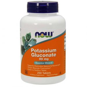 Now potassium gluconate 99 mg 250 tabs