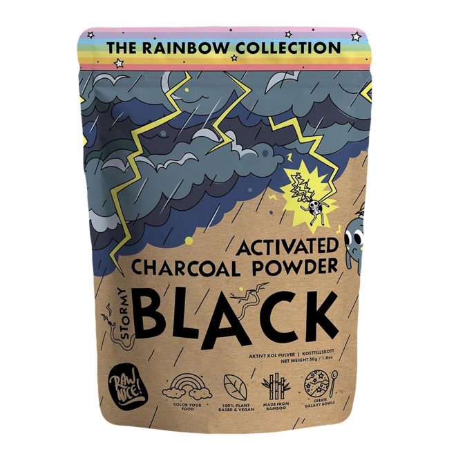 Rawnice black activated charcoal 50 g