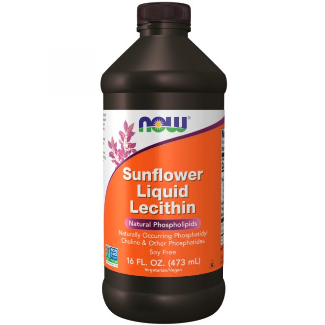 Now sunflower lecithin 473 ml