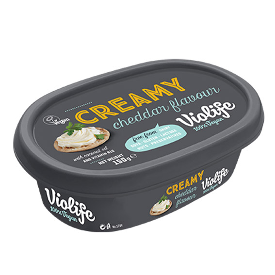 Violife creamy cheddar flavour 150 g