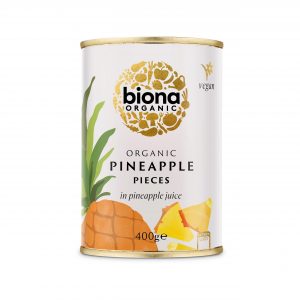 Biona ananas i ananasjuice 400 g