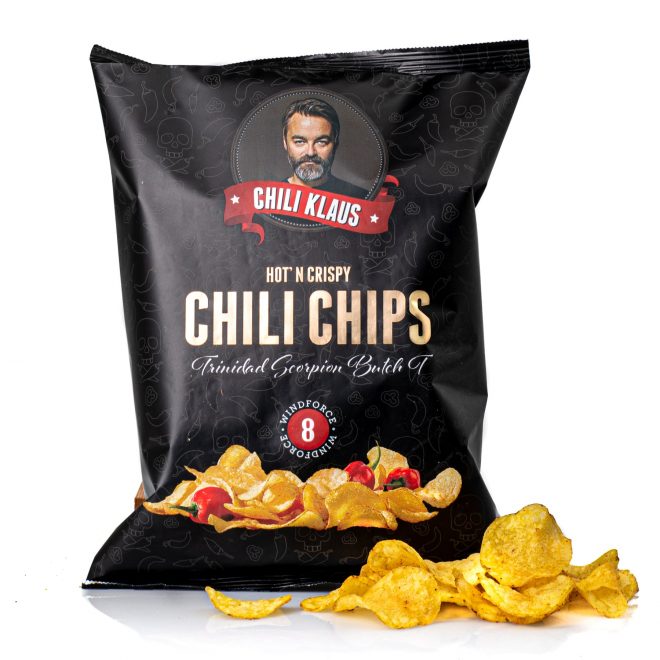 Chili Klaus chips vindstyrke 8 150 g