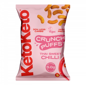 Keto Keto crunch puffs thai sweet chilli 80 g