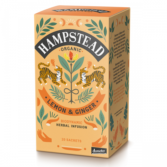 Hampstead ginger lemon tea 20 bags