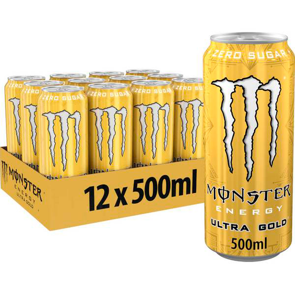 Monster energy ultra gold 500 ml
