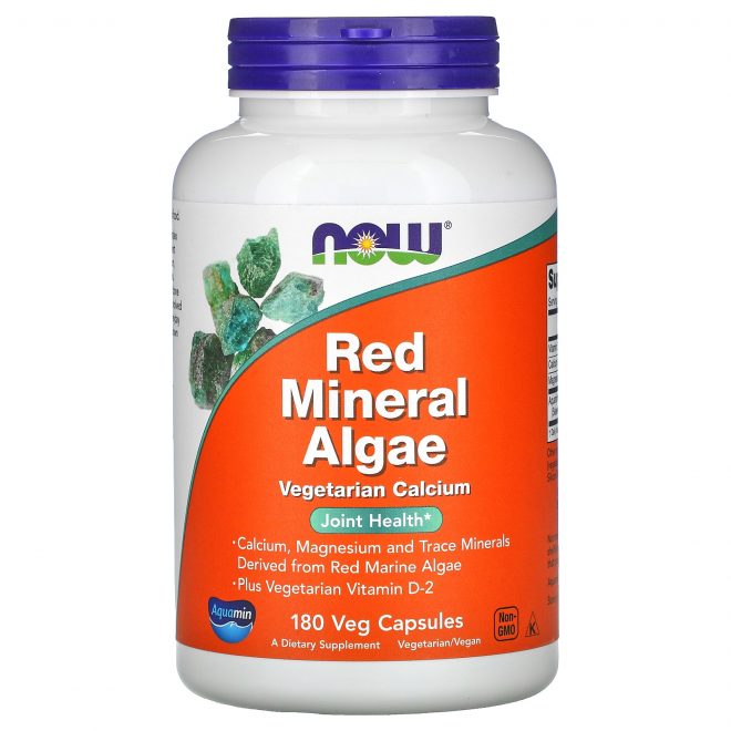 Now red mineral algae (aquamin) 180 kaps