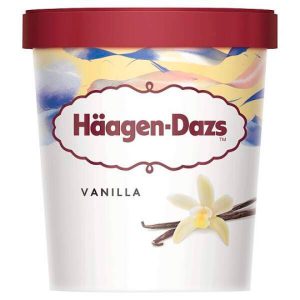 Häagen-Dazs vanilla iskrem 460 ml