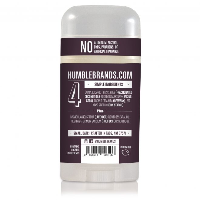 Humble deodorant lavendel & basilikum 70g