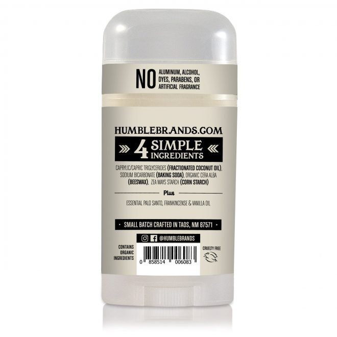 Humble deodorant palo santo & frankincense 70g