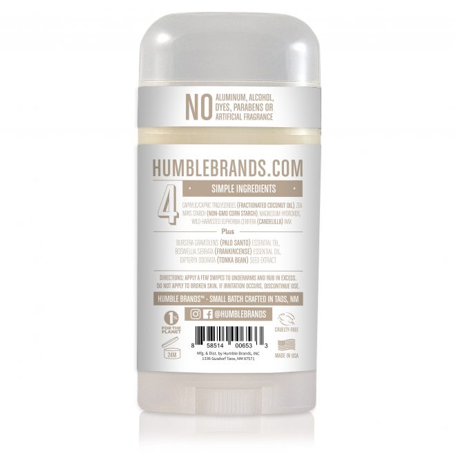 Humble sensitiv deodorant palo santo & frankincense 70g