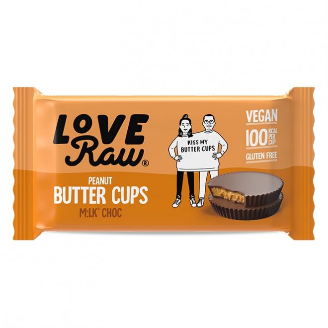 LoveRaw peanut butter cups 34 g