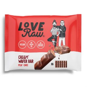 LoveRaw cre&am filled wafer bar