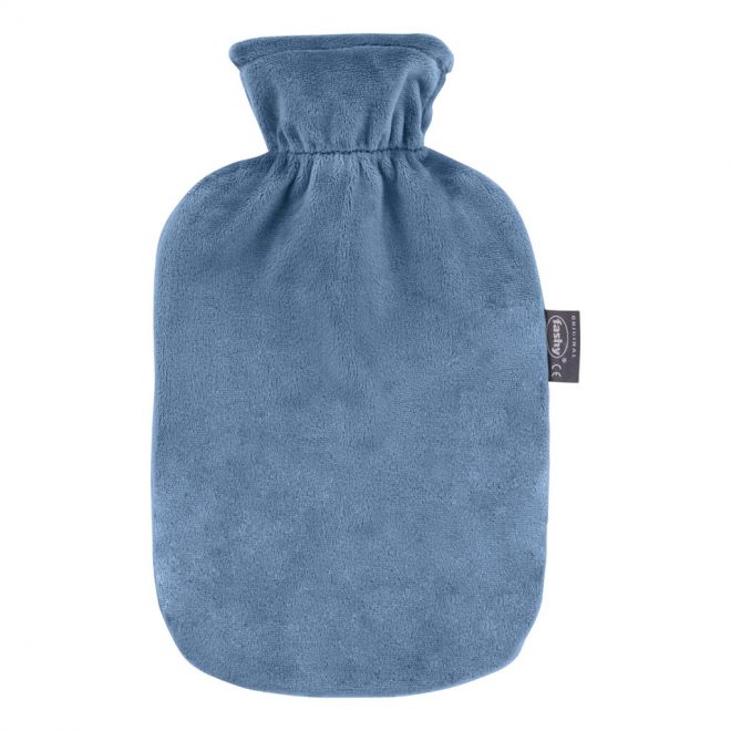 Fashy fleece varmeflaske blå 2 L