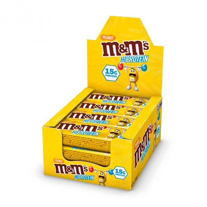 M&M peanøtt proteinbar 51g