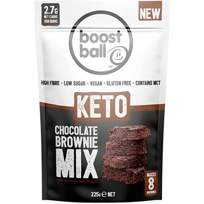 Boost Ball lavkarbo browniemiks 225 g