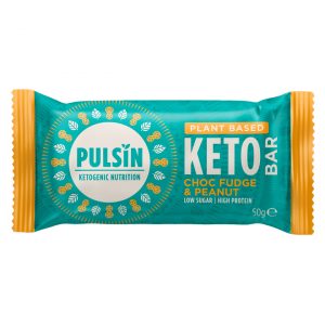 Pulsin lavkarbo sjokoladefudge & peanøtt bar 50g