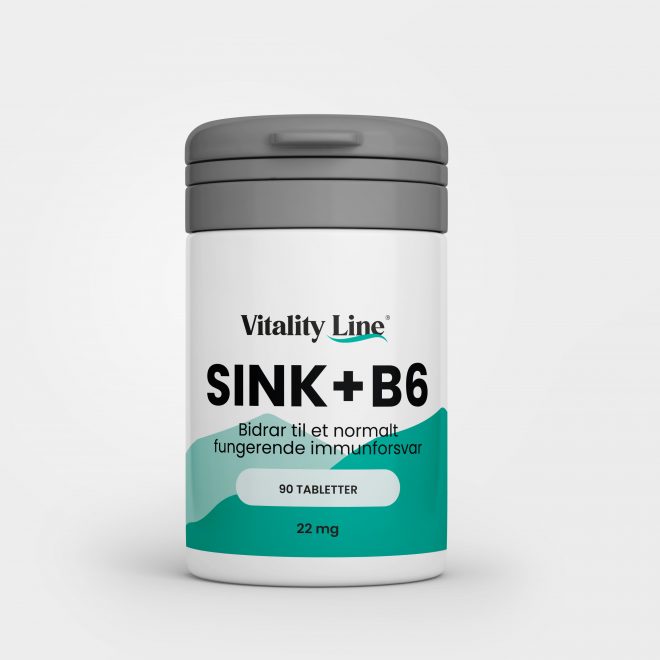 Vitality Line sink + B6 90 kapsler