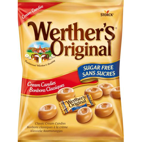 Werther's Original sukkerfri karamelldrops 70 g
