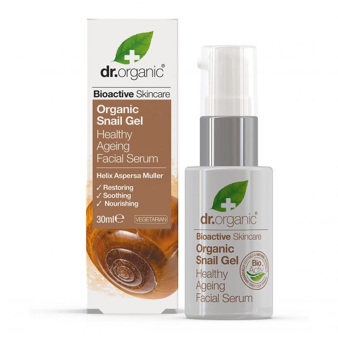 Dr. Organic snail gel facial serum 30 ml