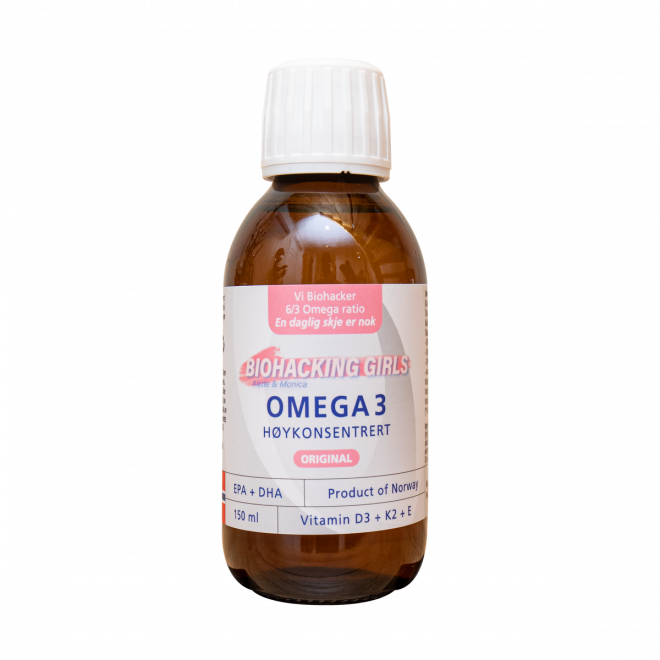 Dr. Choice Biohacking Girls flytende Omega-3 150 ml