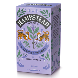 Hampstead Tea økologisk lavendel & valerian te 20 poser
