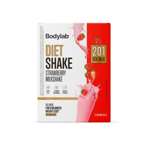 Bodylab diet shake strawberry milkshake 12 x 45 g