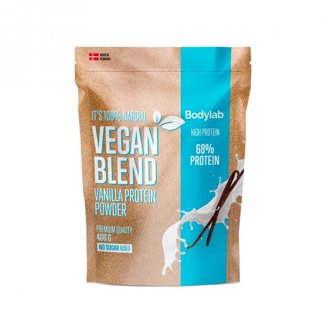 Bodylab vegan blend vanilla protein powder 400 g