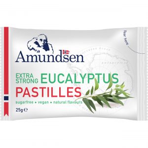 Amundsen sukkerfri pastiller eucalyptus 25 g