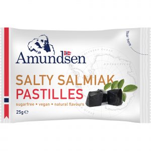 Amundsen sukkerfri pastiller salt salmiakk 25 g
