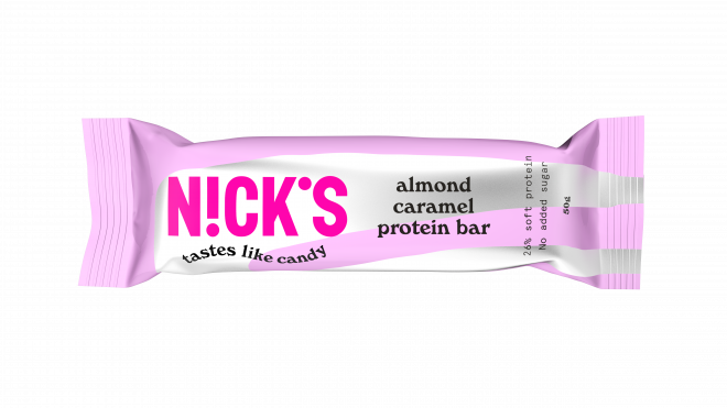 Nick's Soft Protein Bar Almond Caramel 50gr