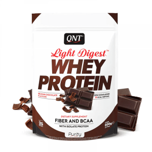 Qnt Whey Protein Light Digest Belgisk Sjokolade 500gr